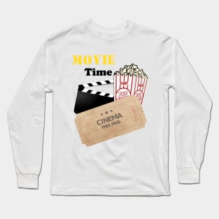 Movie Time Long Sleeve T-Shirt